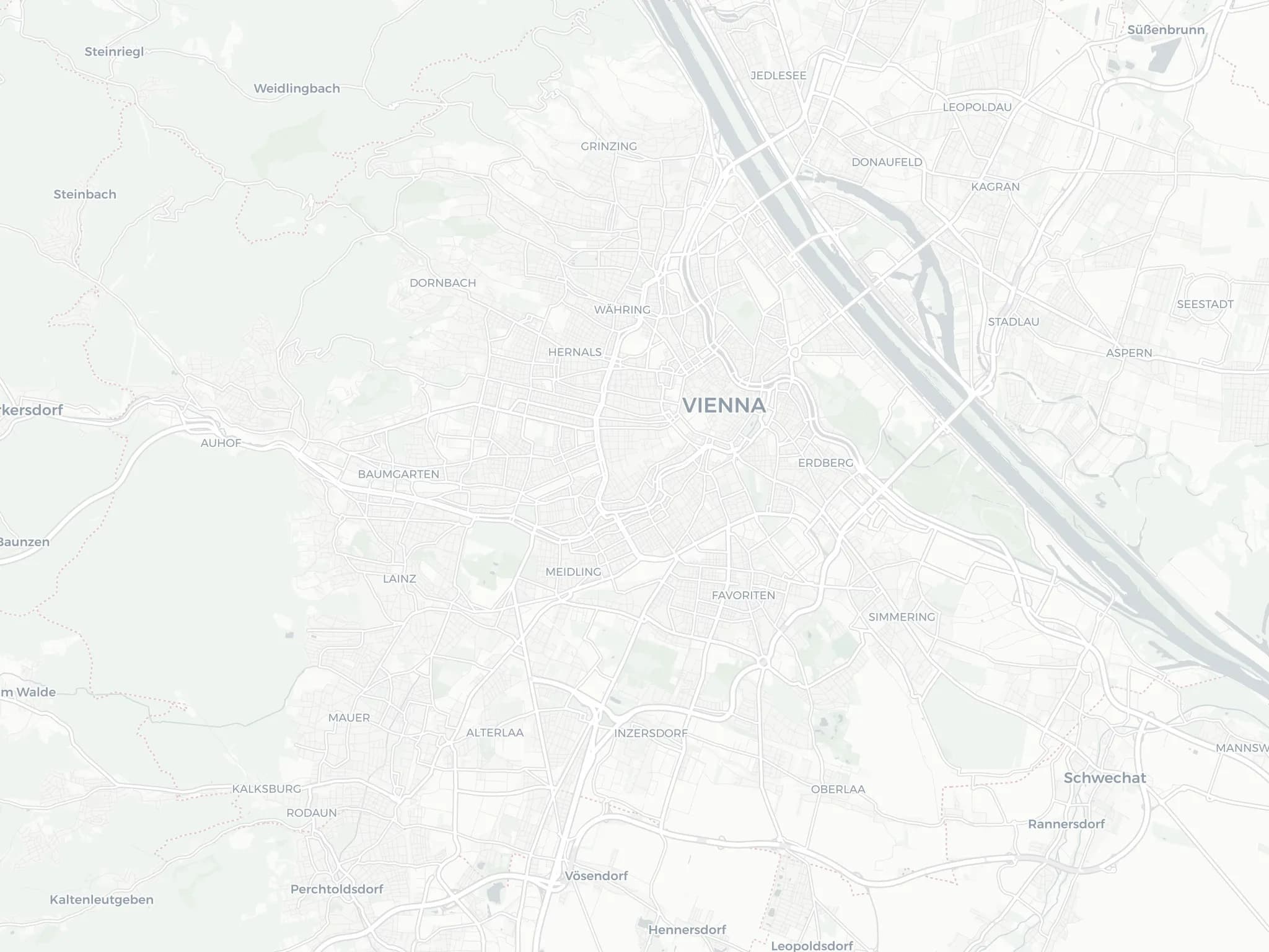 Karte von Wien